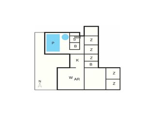 Maison de vacances Løkken Plan d'étage 2