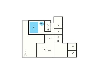 Maison de vacances Løkken Plan d'étage 3