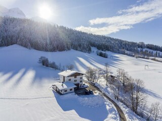 Appartementhaus Fischbacher Ebbs Winteransicht