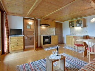 Bauernhof Großwolfing Ebbs - Spitzstein Wohnküche