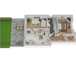 Ferienwohnung Markgrafenheide Grundriss 16