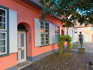 Idyllischer Klosterhof am Museum für Stadtgeschichte