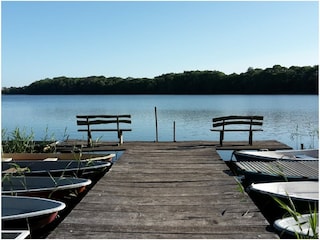 Bootssteg am Flachsee