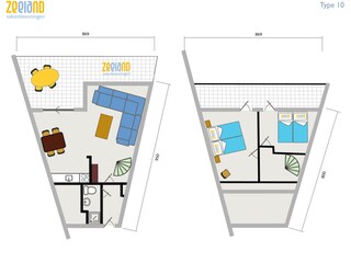 Vakantiehuis Brouwershaven Grondplan 21