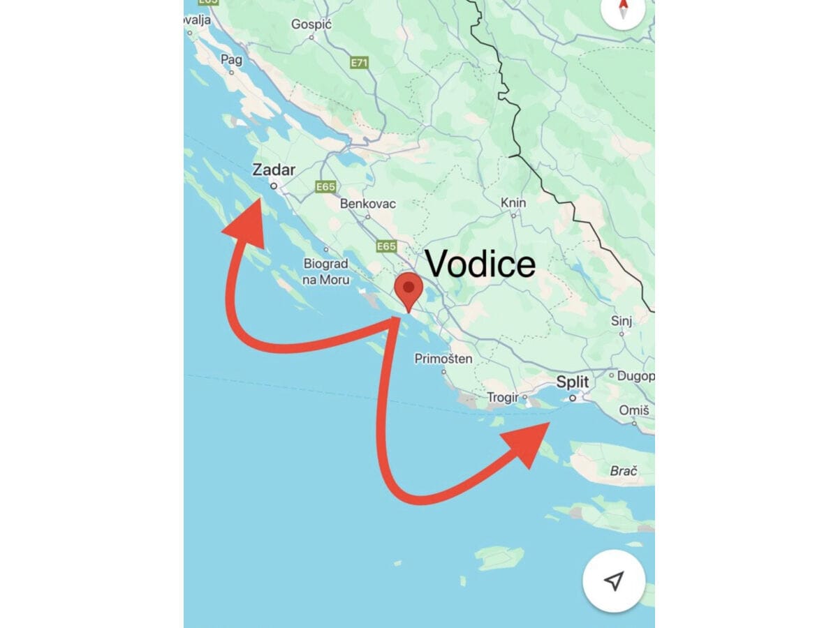 Vodice - Mitten im Herzen von Dalmatien