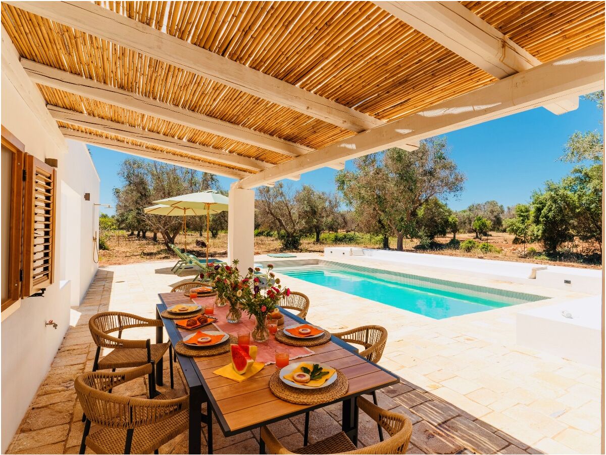 Veranda and dining table