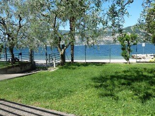 Gartenbereich an der Promenade