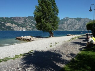 Strand direkt am Garten
