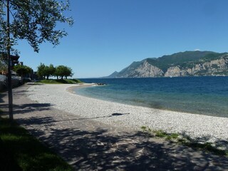 Strand direkt am Garten