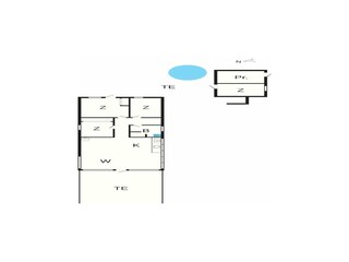 Casa de vacaciones Løkken Plano de planta 44