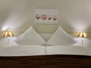 Schlafzimmer, Doppelbett, Obergeschoss