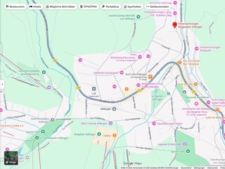 Ferienwohnungen Bergzauber - Lage auf Google Maps