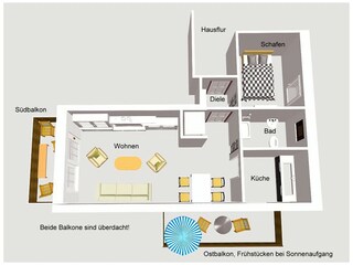 Apartamento de vacaciones Inzell Plano de planta 21