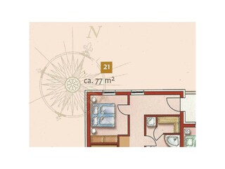 Apartamento de vacaciones Großenbrode Plano de planta 20