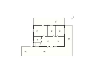 Vakantiehuis Ebeltoft Grondplan 41