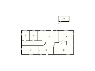 Vakantiehuis Ingarö Grondplan 42
