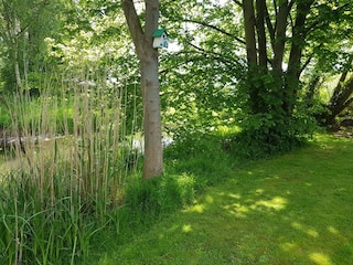 die "Ole Au" direkt hinterm Haus