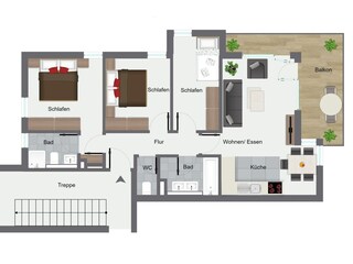 Appartamento per vacanze Rauris Pianta del piano 19