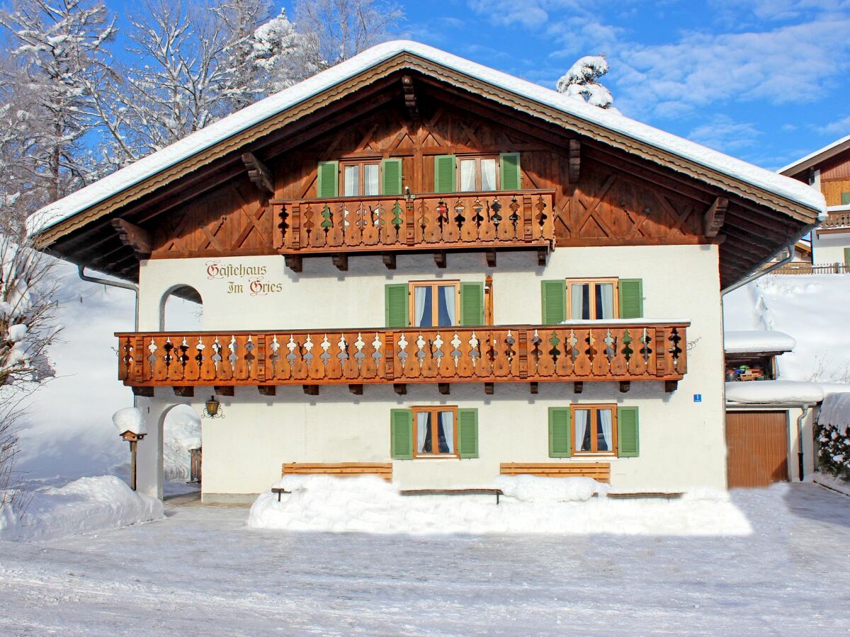 Gästehaus im Gries Krün Winter