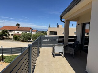 Balkon mit Meerblick