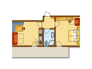 Apartamento de vacaciones Eisacktal Plano de planta 25