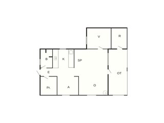 Casa de vacaciones Vellerup Plano de planta 41