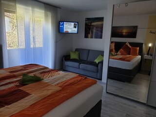 2- Bettzimmer mit Schlafsofa