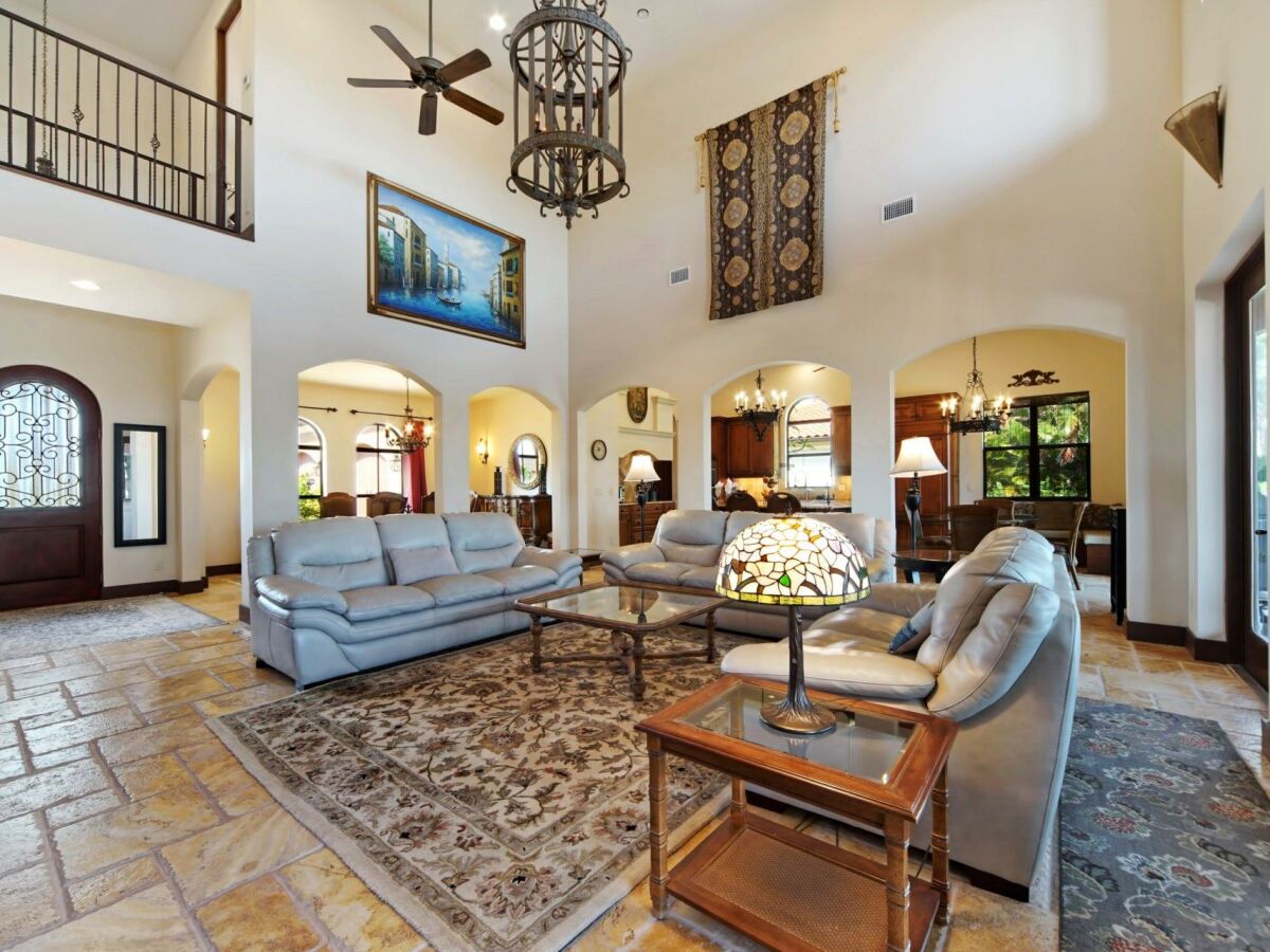 living area  of the holiday home in Cape Coral, FL