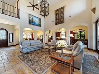 living area  of the holiday home in Cape Coral, FL