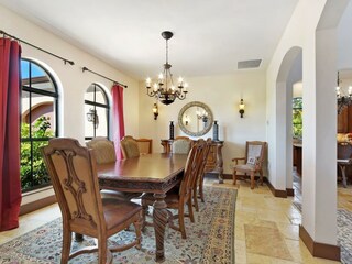 dining area of the holiday home in Cape Coral, FL