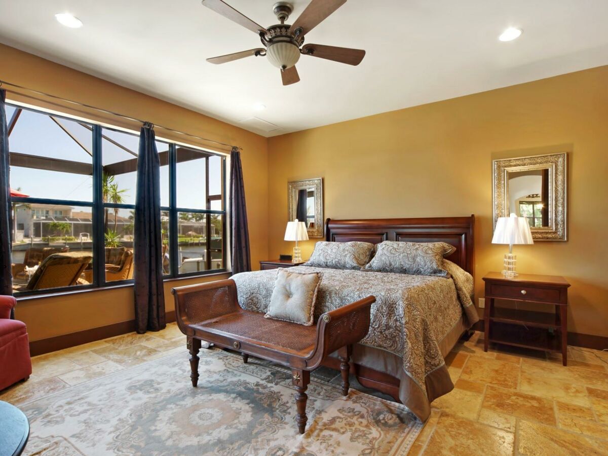 Master bedroom of the property in Cape Coral