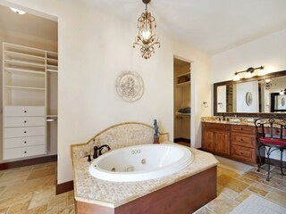 Master bathroom of the villa in Cape Coral, FL