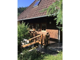 Balkon mit Morgensonne