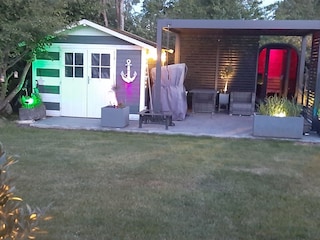 Pavillion mit Sauna