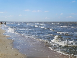 Spaziergang am Sandstrand von Duhnen, was will man mehr