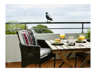 ... vom gemütlichen Balkon ...