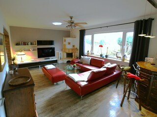 Wohnzimmer mit Smart-TV