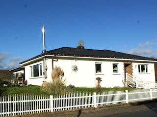 Blick auf den Bungalow