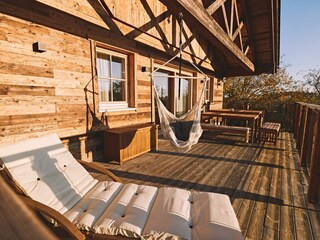 hinterer Balkon - Sonnenuntergang