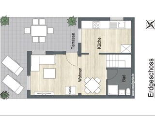 Casa per le vacanze Lavagna Pianta del piano 39