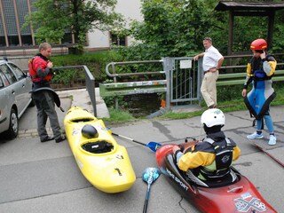 Wildwasserfahren auf der Oker