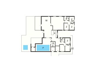 Vakantiehuis Otterup Grondplan 3