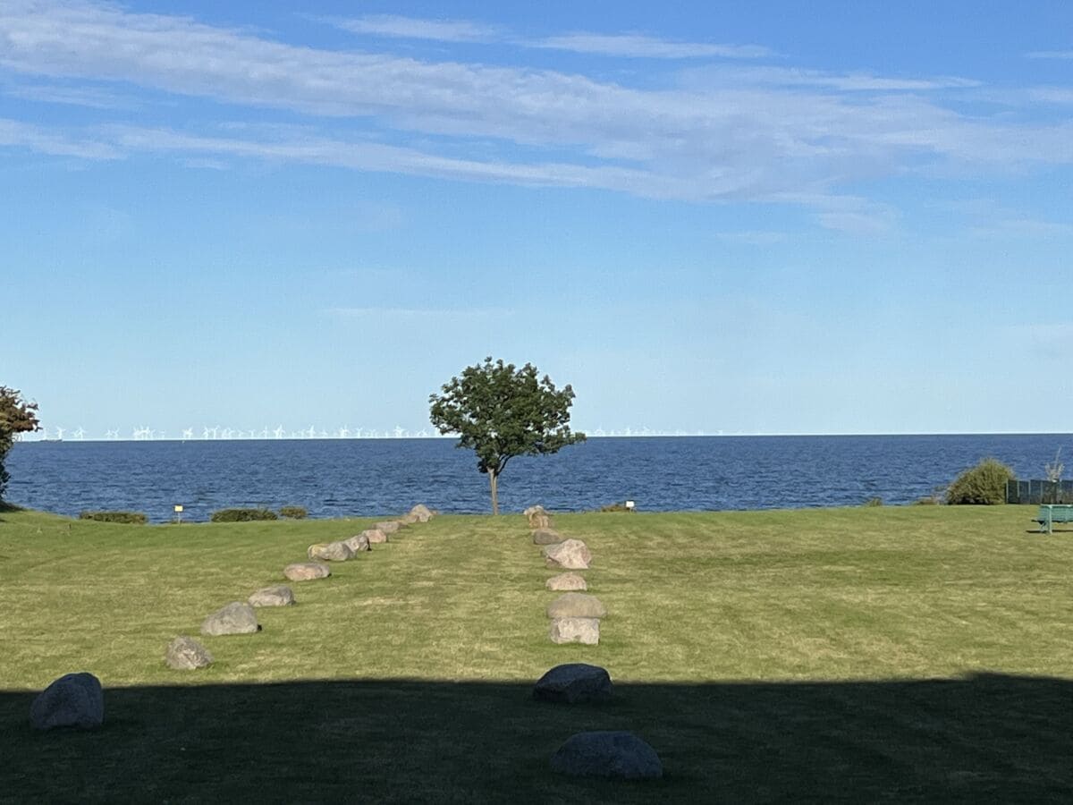 Blick vom Balkon auf die Ostsee