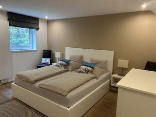 Schlafzimmer im Souterrain