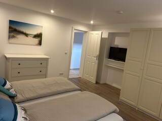 Schlafzimmer im Souterrain
