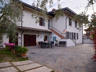 Das Anwesen von außen
