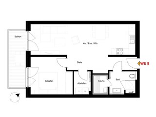 Apartamento de vacaciones Kellenhusen Plano de planta 22