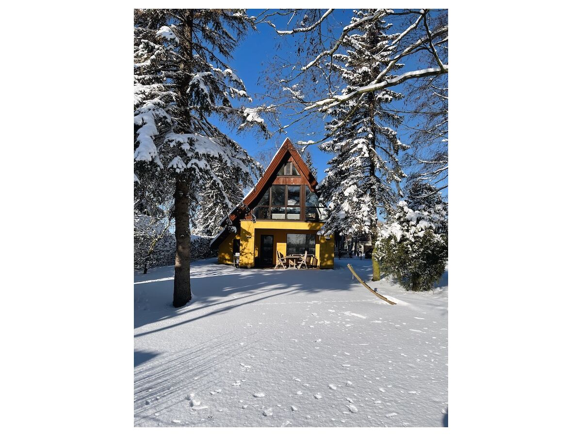 Ferienhaus im Winter