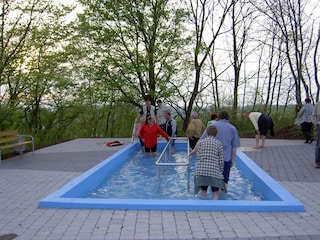 Barfußerlebnispfad 5 Min. entfernt