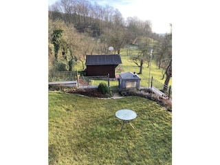 Neuer Sitzplatz am Fachwerkhaus